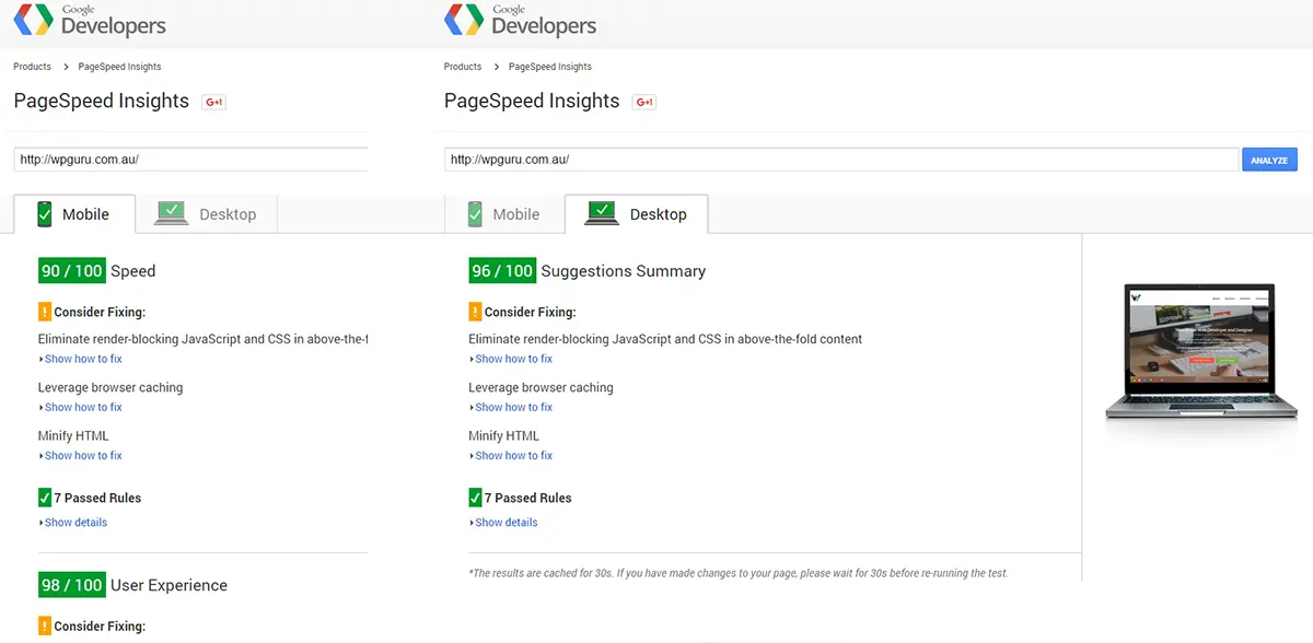 How to Get a better PageSpeed Insights Score?