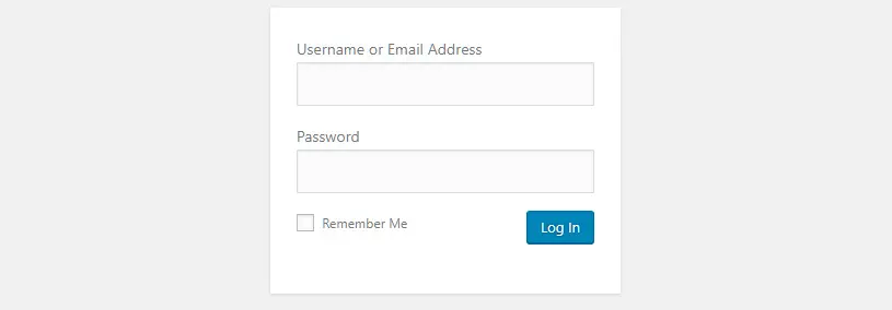 wordpress login